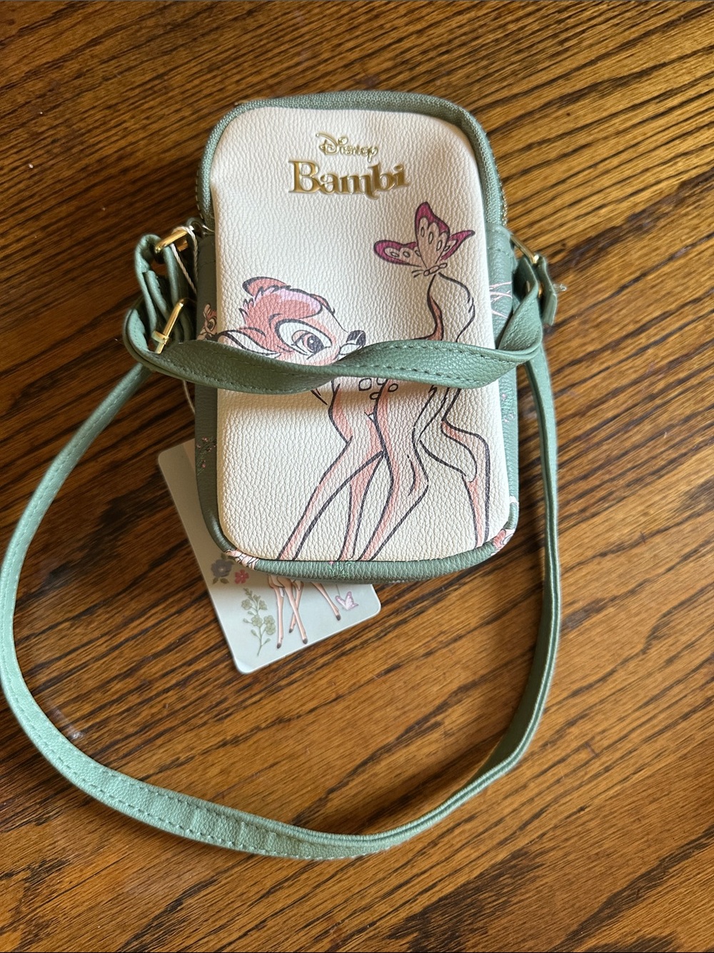 Disney Bambi Mint Green & Cream Crossbody Bag